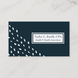 Modern Abstract Stippen geometrisch patroon Visitekaartje