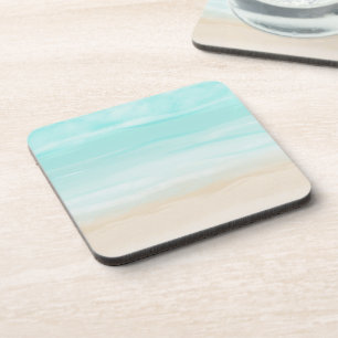 Modern Abstract strand Bier Onderzetter