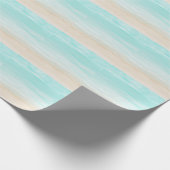 Modern Abstract strand Cadeaupapier (Hoek)