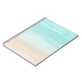 Modern Abstract strand Notitieboek (Linkerzijde)