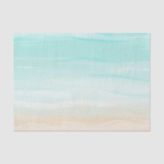 Modern Abstract strand Tissuepapier (Voorkant)