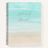 Modern Abstract strandschetsboek Notitieboek (Voorkant)