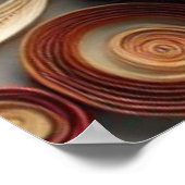Modern Abstract Swirl Poster – Elegant Wall Art  (Hoek)
