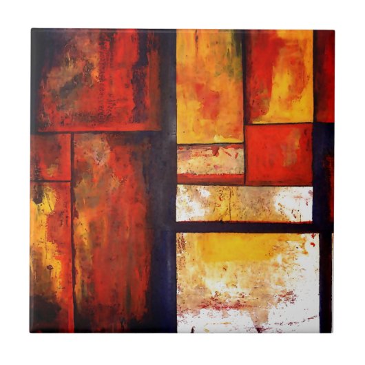 Modern Abstract Tegeltje (Voorkant)