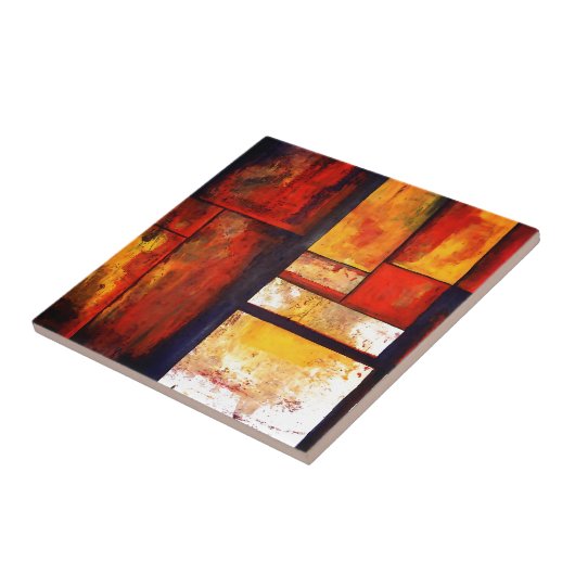 Modern Abstract Tegeltje (Zijkant)