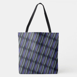 MODERN abstract tekenen in blauw-grijs-zwart Tote Bag