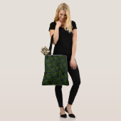 MODERN abstract tekenen in-deep-green-black- Tote Bag (Op model)