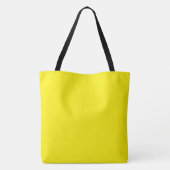 MODERN abstract tekenen in diep-zwart-geel- Tote Bag (Achterkant)