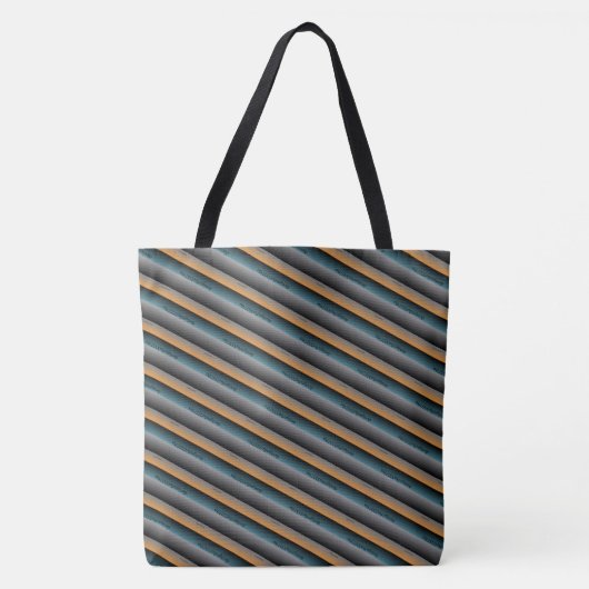MODERN abstract tekenen in licht grijs zwart groen Tote Bag (Voorkant)