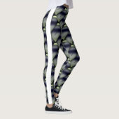 MODERN abstract tekenen in lichtgeel grijs zwart Leggings (Rechts)