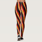 MODERN abstract tekenen in rood blauw zwart geel Leggings (Achterkant)