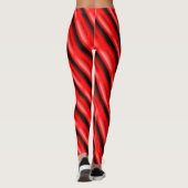 MODERN abstract tekenen in rood blauw zwart Leggings (Achterkant)
