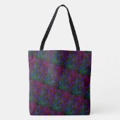 MODERN abstract tekenen in rood-diep blauw-groen Tote Bag (Voorkant)