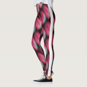 MODERN abstract tekenen in wit blauwgroen blauw ro Leggings (Links)