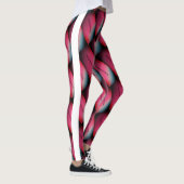 MODERN abstract tekenen in wit blauwgroen blauw ro Leggings (Rechts)