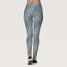 MODERN abstract tekenen in wit grijs zwart Leggings