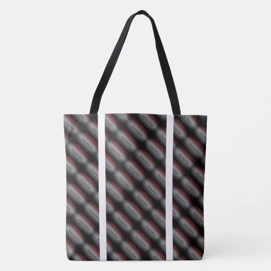 MODERN abstract tekenen in wit grijs zwart Tote Bag (Voorkant)