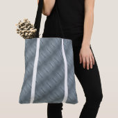MODERN abstract tekenen in wit grijs zwart Tote Bag (Dichtbij)
