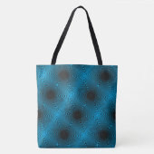 MODERN abstract tekenen in zwart-blauwgroen blauw- Tote Bag (Voorkant)