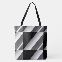 MODERN abstract tekenen in zwart-wit-grijs Tote Bag