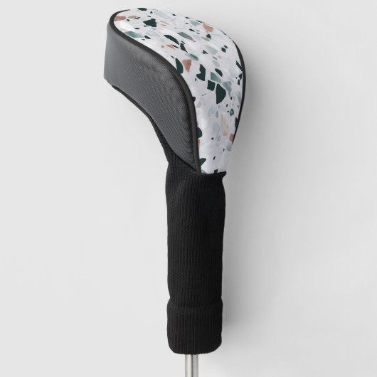 Modern Abstract Terrazzo Patroon Golfheadcover (Schuin)