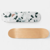 Modern Abstract Terrazzo Patroon Persoonlijk Skateboard (Horizontaal)
