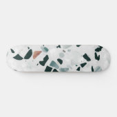 Modern Abstract Terrazzo Patroon Persoonlijk Skateboard (Horizontaal)