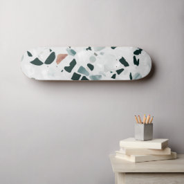Modern Abstract Terrazzo Patroon Persoonlijk Skateboard