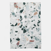 Modern Abstract Terrazzo Patroon Theedoek (Verticaal)