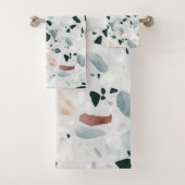Modern Abstract Terrazzo Pattern Bad Handdoek (Insitu)
