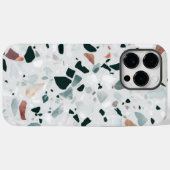 Modern Abstract Terrazzo Pattern Case-Mate iPhone Case (Achterkant (horizontaal))