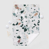 Modern Abstract Terrazzo Pattern Golfhanddoek (Insitu)