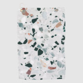 Modern Abstract Terrazzo Pattern Golfhanddoek (Voorkant)