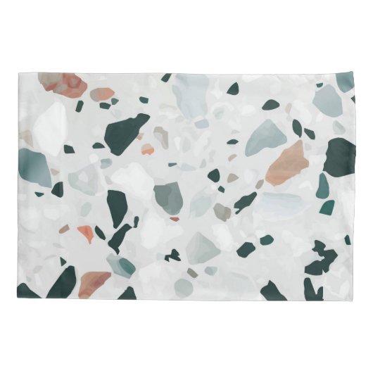 Modern Abstract Terrazzo Pattern Kussensloop (Achterkant)