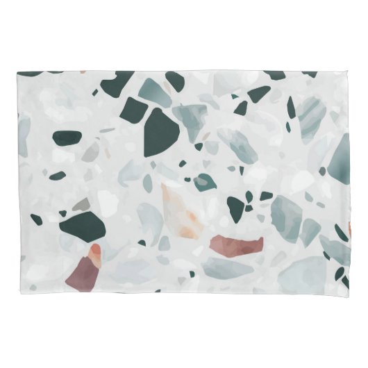 Modern Abstract Terrazzo Pattern Kussensloop (Voorkant)