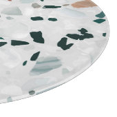 Modern Abstract Terrazzo Pattern Snijplank (Hoek)