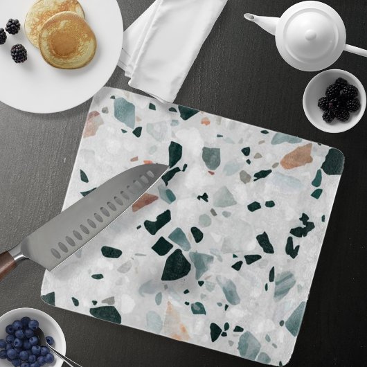 Modern Abstract Terrazzo Pattern Snijplank