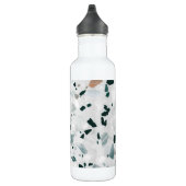 Modern Abstract Terrazzo Pattern Waterfles (Rechts)