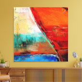 Modern Abstract textuurpatroon Canvas Afdruk (Insitu (Woonkamer))