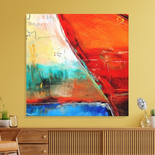 Modern Abstract textuurpatroon Canvas Afdruk (Insitu (Woonkamer))