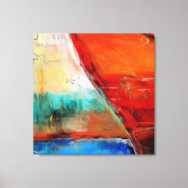 Modern Abstract textuurpatroon Canvas Afdruk