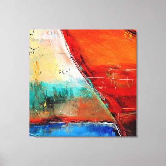 Modern Abstract textuurpatroon Canvas Afdruk (Voorkant)