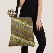 MODERN abstract trekken in-bruin-diep geel-licht Tote Bag (Dichtbij)