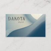 Modern Abstract Trendy Neutral Blue Visitekaartje (Voorkant)