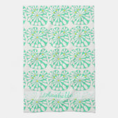 Modern Abstract ventilatorpatroon | Keukenhanddoek (Verticaal)