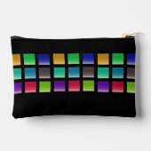 Modern Abstract Vierkant Patroon Etui (Achterkant)