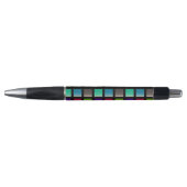 Modern Abstract Vierkant Patroon Pen (Voorkant)