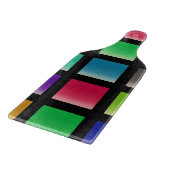 Modern Abstract Vierkant Patroon Snijplank (Hoek)