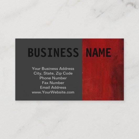 Modern Abstract Visitekaartje (Voorkant)