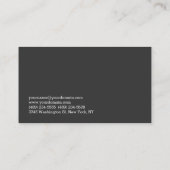 Modern Abstract Visitekaartje van Real Estate Agen (Achterkant)